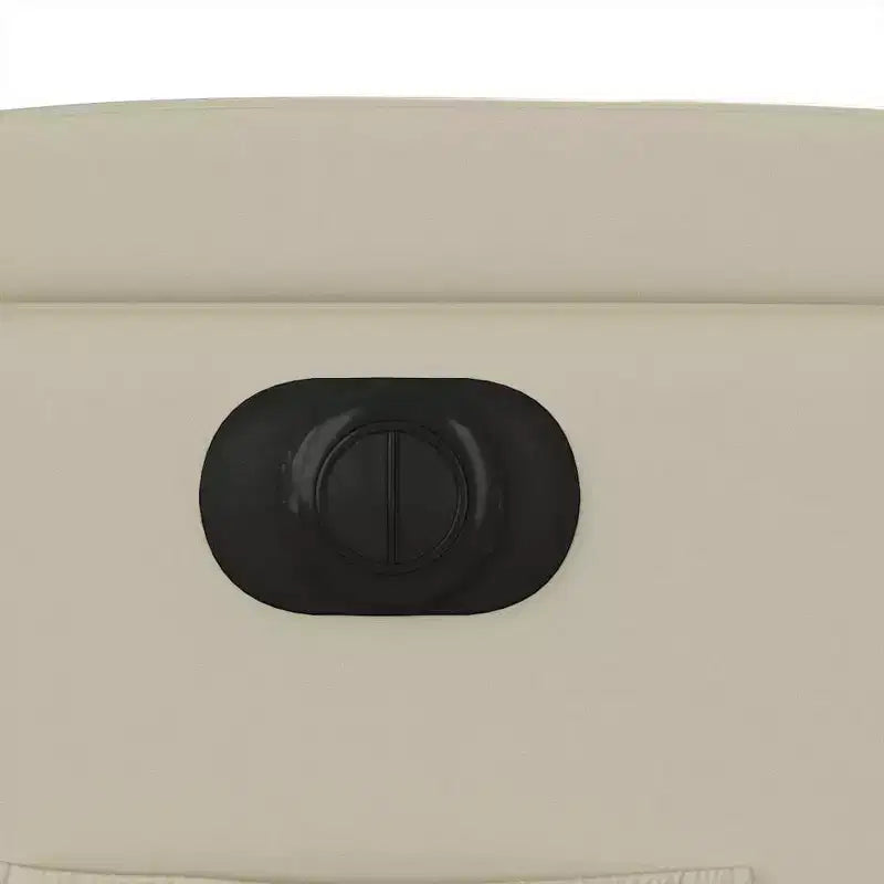 Fauteuil inclinable électrique Power Lift - Similicuir crème avec porte-gobelets