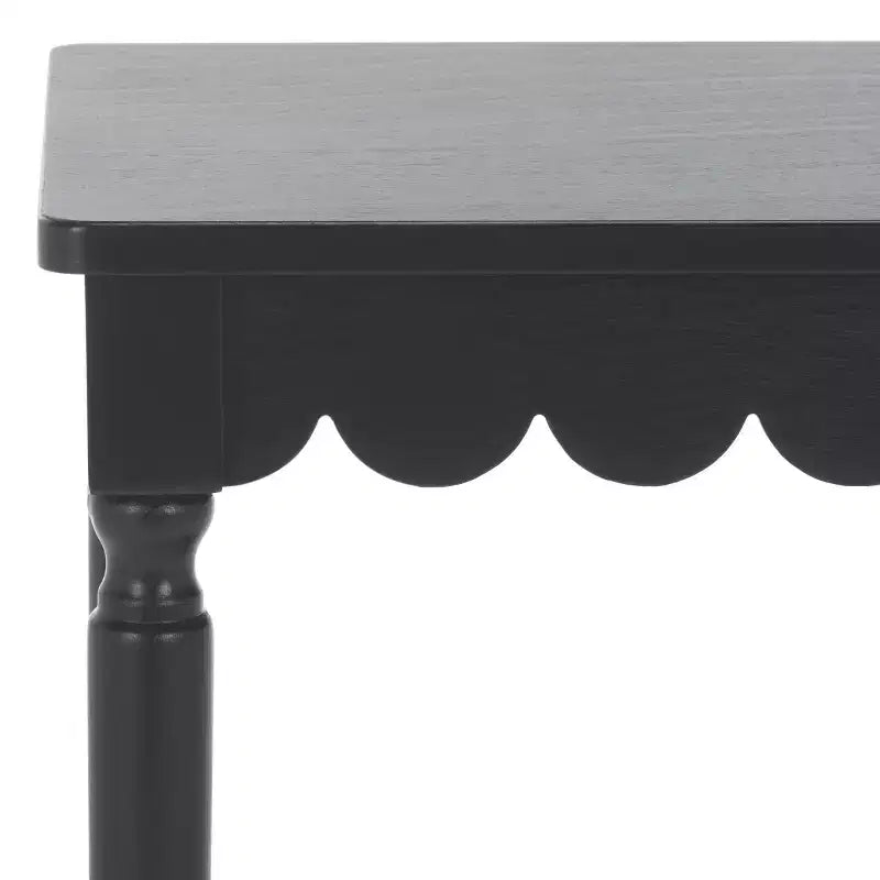 Table d'appoint style campagnard en pin et MDF
