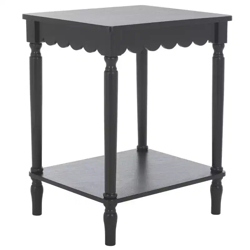 Table d'appoint style campagnard en pin et MDF