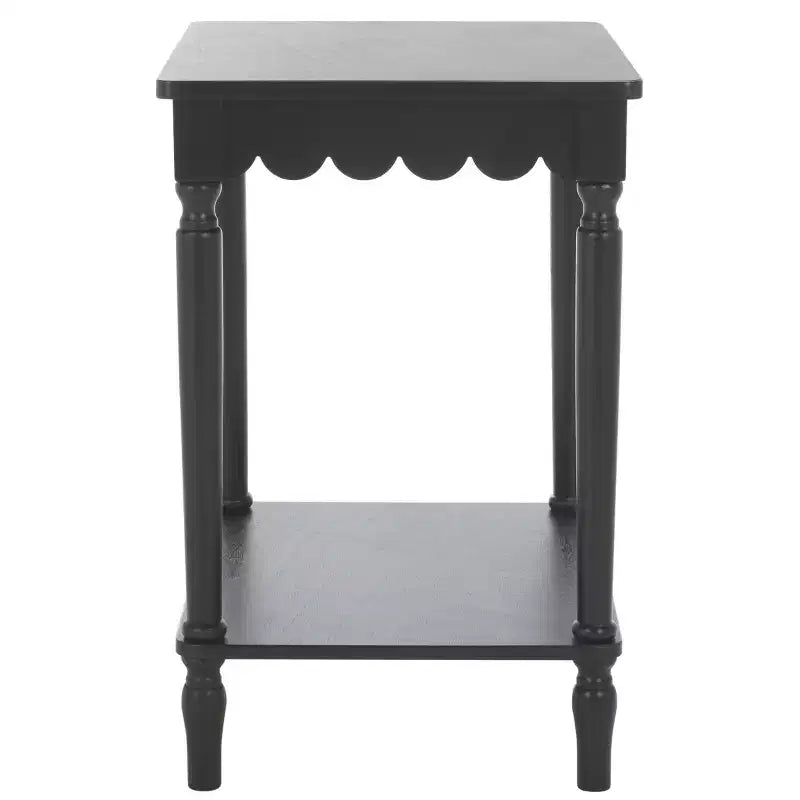 Table d'appoint style campagnard en pin et MDF