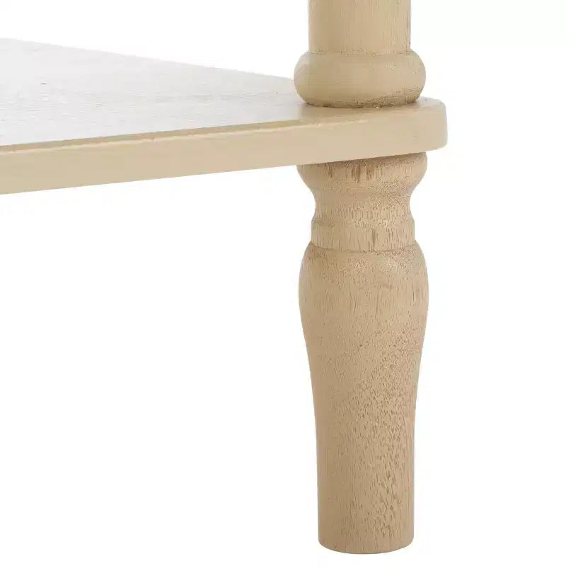 Table d'appoint style campagnard en pin et MDF
