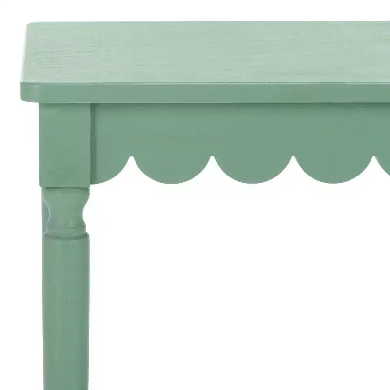 Table d'appoint style campagnard en pin et MDF