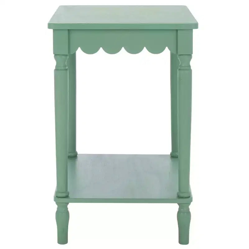 Table d'appoint style campagnard en pin et MDF
