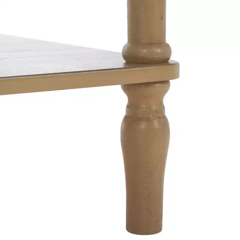 Table d'appoint style campagnard en pin et MDF
