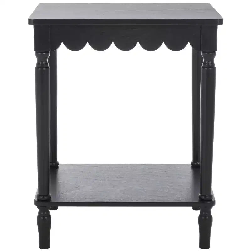 Table d'appoint style campagnard en pin et MDF