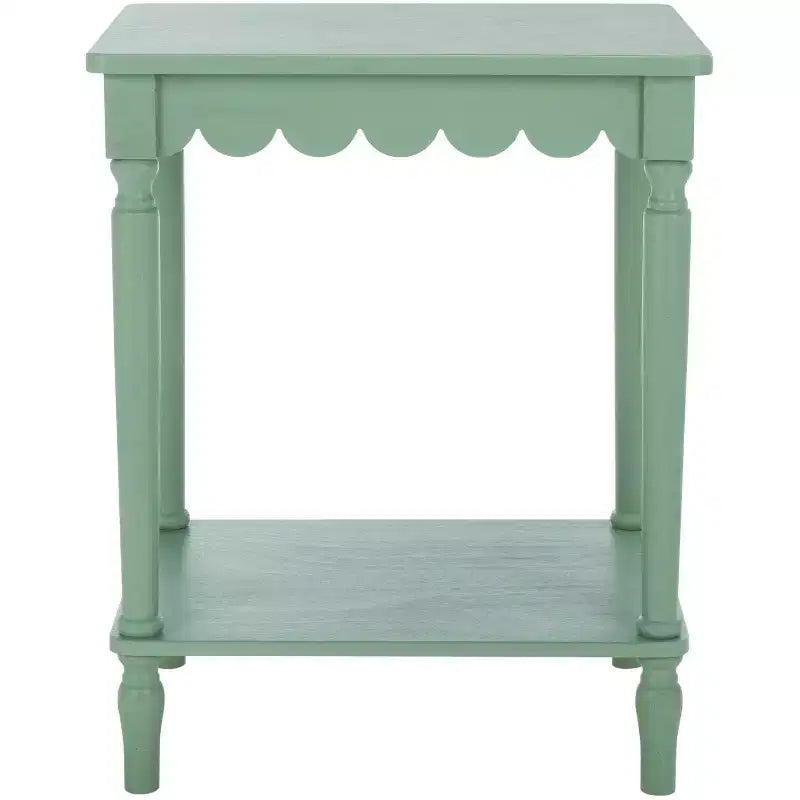 Table d'appoint style campagnard en pin et MDF