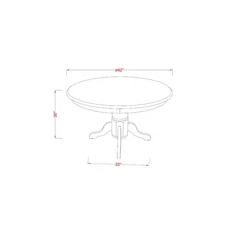 Ensemble de salle à manger 5 pièces - Table rectangulaire et 4 chaises, finition noire