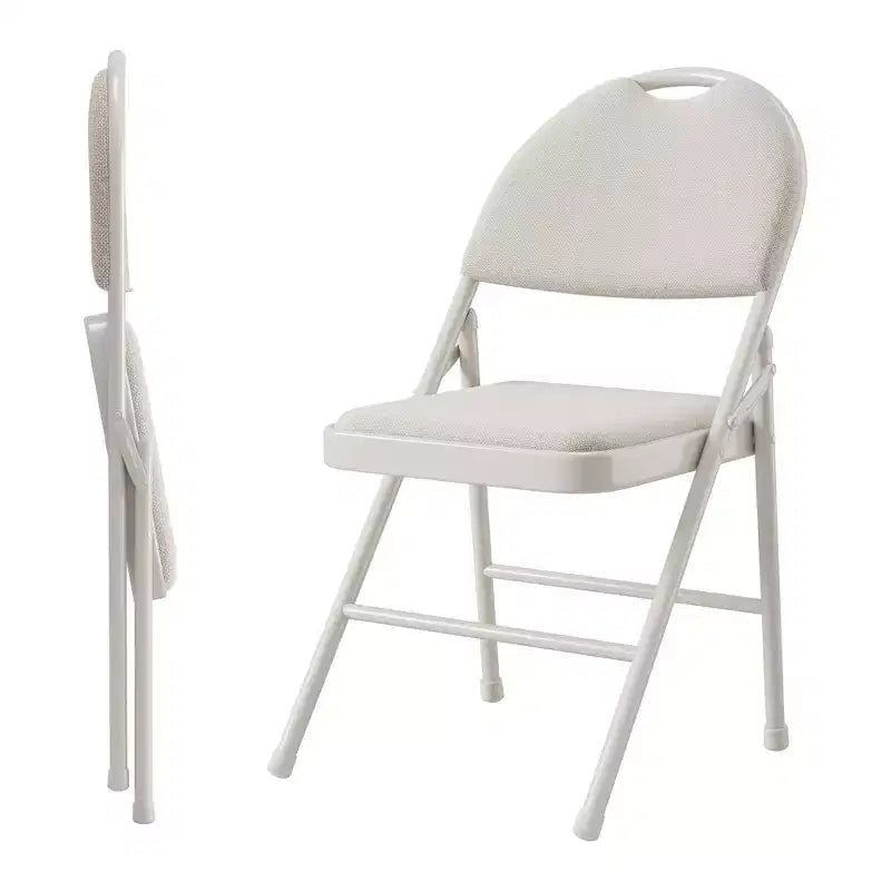 Chaises Pliantes, Chaise Pliante en Métal, Siège Commercial Empilable Portable avec Cadre en Acier, pour Intérieur et Extérieur, Salle à Manger