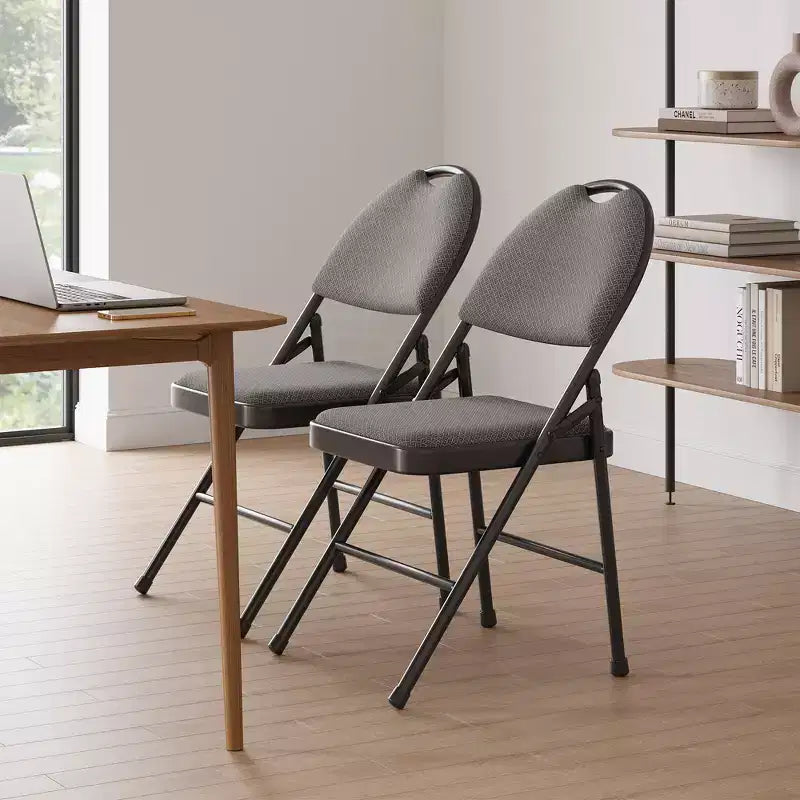 Chaises Pliantes, Chaise Pliante en Métal, Siège Commercial Empilable Portable avec Cadre en Acier, pour Intérieur et Extérieur, Salle à Manger