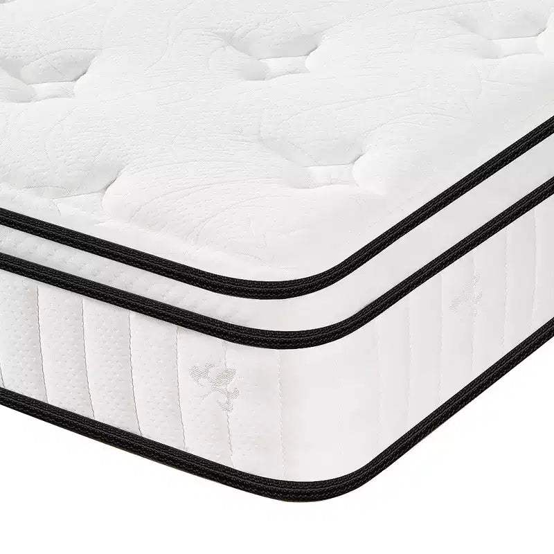 Matelas hybride Queen 12 po - Mousse à mémoire de forme et ressorts ensachés, fermeté moyenne