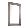 Royal Hampton Dresser Mirror with Rectangular Frame, Gray Brazilian Pine Wood