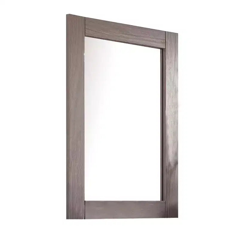 Royal Hampton Dresser Mirror with Rectangular Frame, Gray Brazilian Pine Wood