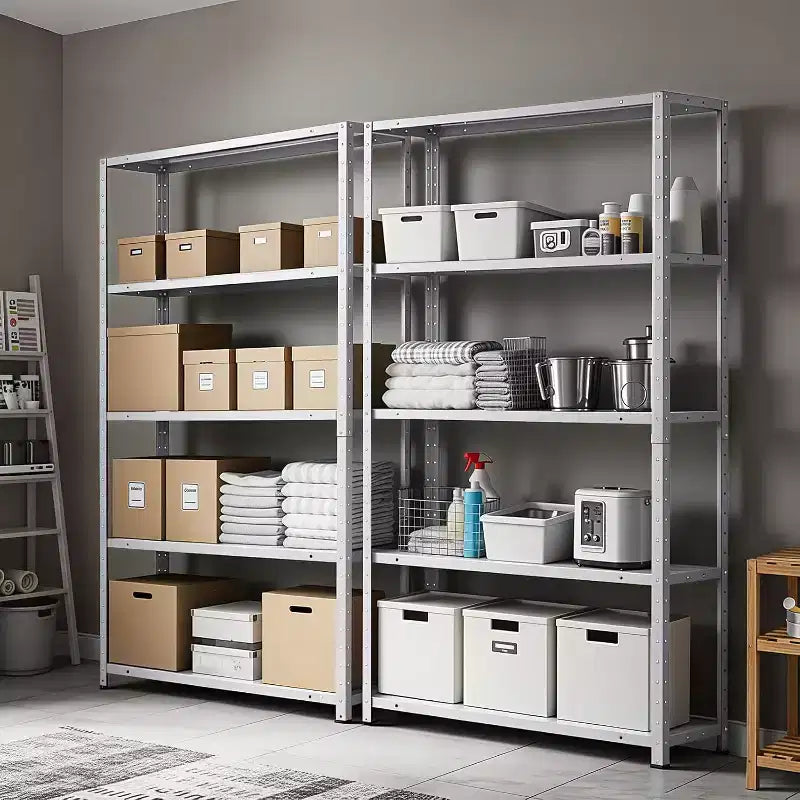 Étagère de Rangement COZONY 5 Niveaux en Acier Robuste, Capacité de 227 kg, Étagères Réglables pour Garage, Cuisine, Cellier, Salon