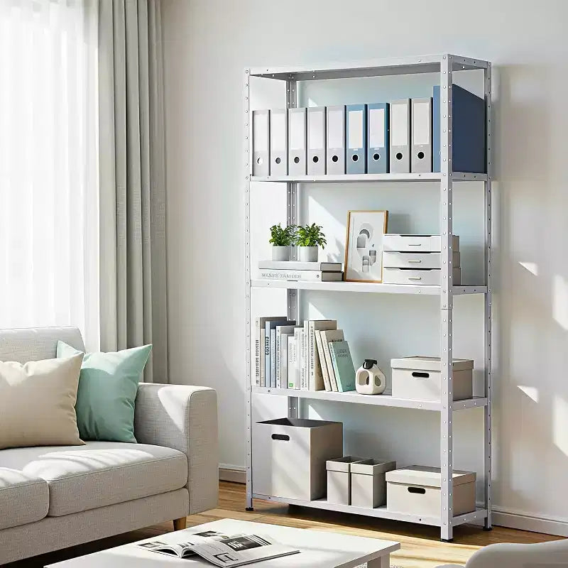 Étagère de Rangement COZONY 5 Niveaux en Acier Robuste, Capacité de 227 kg, Étagères Réglables pour Garage, Cuisine, Cellier, Salon