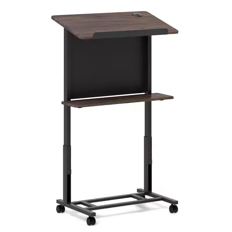 Pupitre roulant réglable en hauteur 103-124,5 cm - Lutrin mobile
