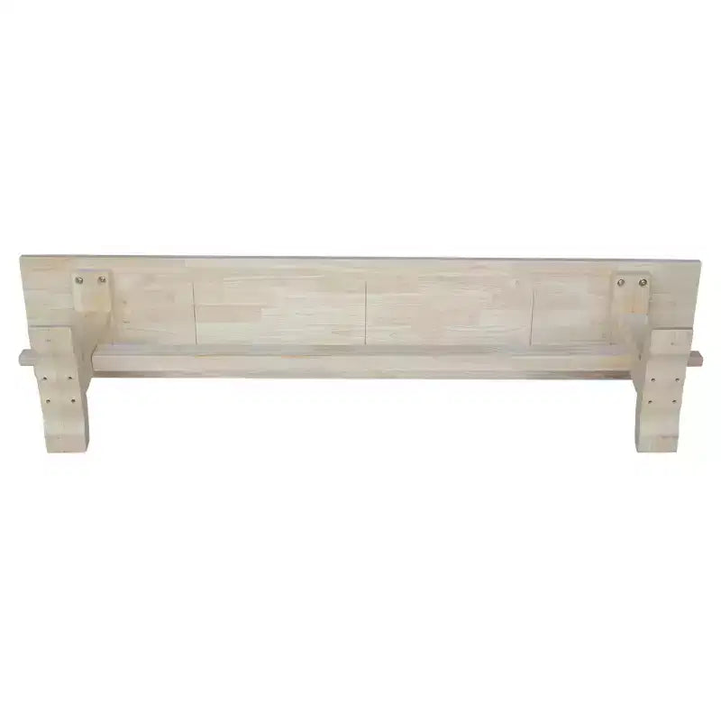 Banc tréteau 72" en parawood massif non fini - Prêt à peindre ou à teindre