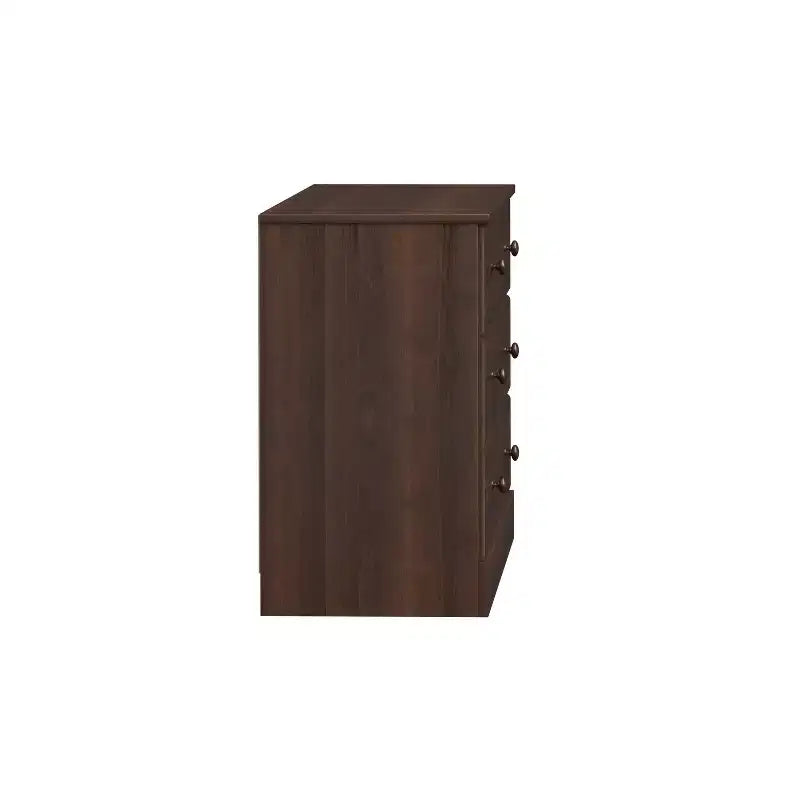 Commode double à 6 tiroirs - Grande commode de chambre, Espresso