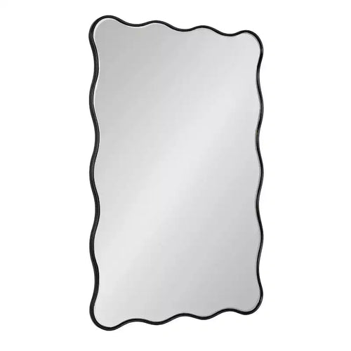 Kate & Laurel All Things Decor 24x36 Viona Rectangle Scalloped Mirror