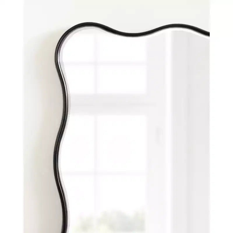 Miroir mural décoratif festonné rectangulaire 24x36