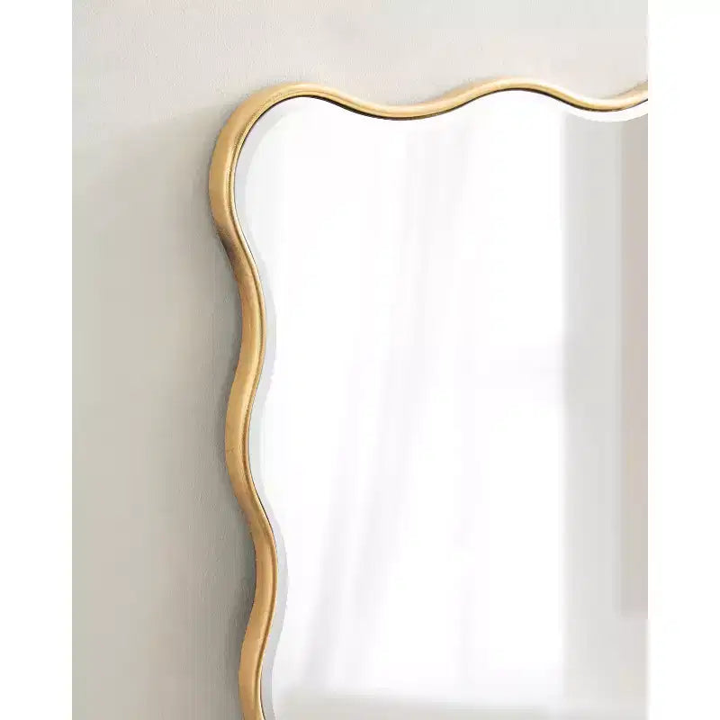 Miroir mural décoratif festonné rectangulaire 24x36