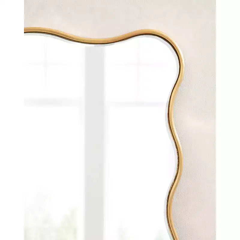 Miroir mural décoratif festonné rectangulaire 24x36