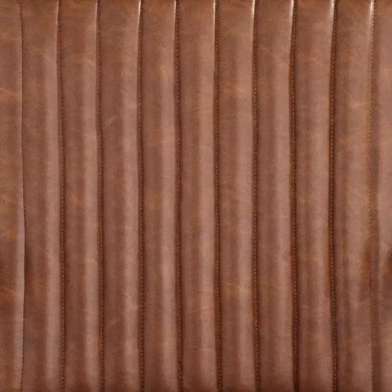 Fauteuil à bascule en bois marron rouille